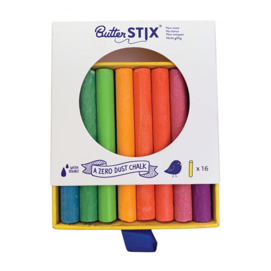 Σετ με Κιμωλίες χρωματιστές Butterstix 16τεμ Jaq Jaq Bird JJB-BS-CW20