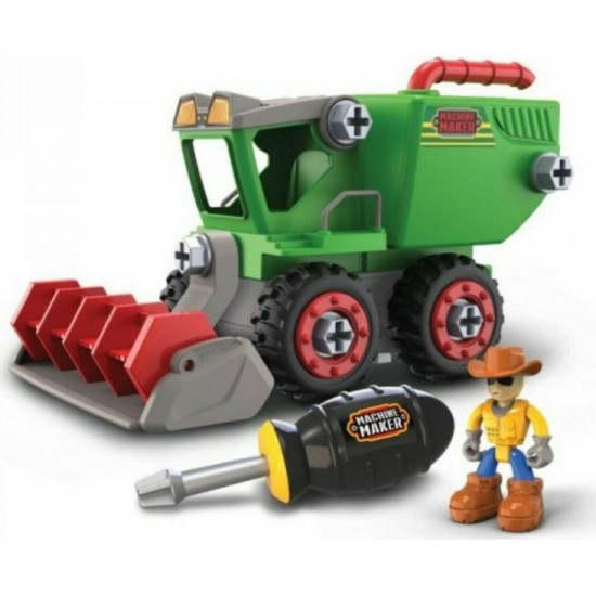 Κατασκευή Οχημάτων Junior Builder Combine Harvest Set Nikko 40082