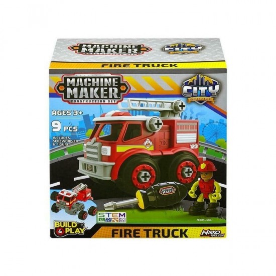 Κατασκευή Οχημάτων Junior Builder Fire Truck Nikko 40042