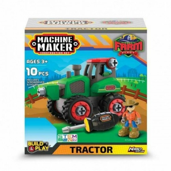 Κατασκευή Οχημάτων Junior Builder Tractor Nikko 40071