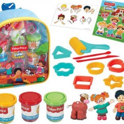 ΤΣΑΝΤΑΚΙ ΜΕ ΠΛΑΣΤΕΛΙΝΕΣ & ΑΞΕΣΟΥΑΡ FISHER PRICE  03243