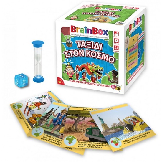Ταξίδι στον Κόσμο Επιτραπ΄έζιο Παιχνίδι 6+ Brainbox 93036