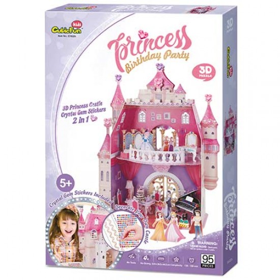 PRINCESS BIRTHDAY – ΚΟΥΚΛΟΣΠΙΤΟ CUBICFUN 3D PUZZLES CF1622