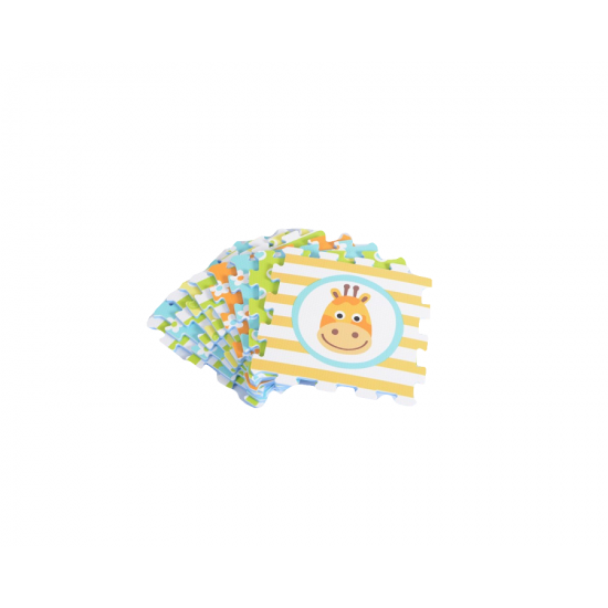 Μαλακό Χαλάκι Παζλ 9 τμχ Animal Moni Toys 3800146221744