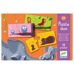 Παζλ Duo 'Mαμά και παιδί' 12τεμ. Djeco 08157