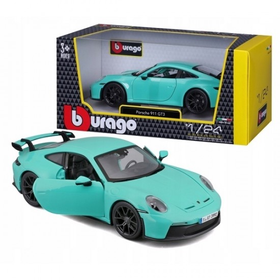 Μεταλλικό Αυτοκίνητο 1:24 Porsche 911 GT3 Green Burago 21104