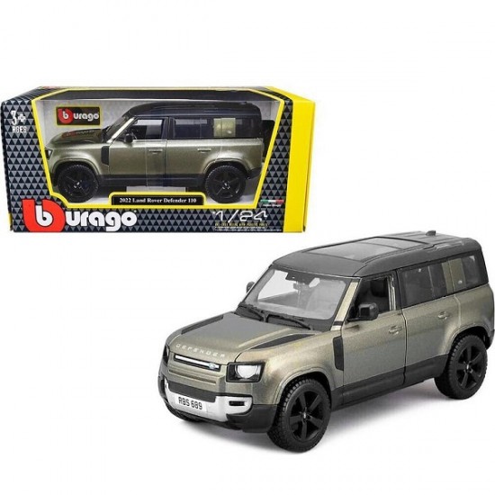 Μεταλλικό Αυτοκίνητο 1:24 Land Rover Defender 110 Green Burago 21101