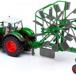 Τρακτέρ+Καρότσα Fendt 1050 Vario Whirl Rake Burago 31665 