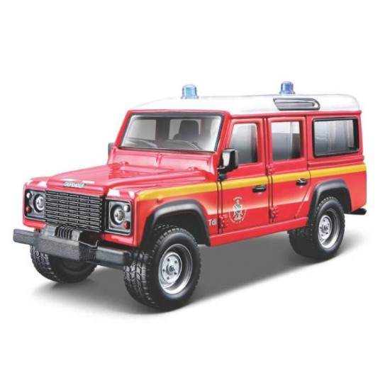 Όχημα Έκτακτης Ανάγκης Emergency Force Land Rover Defender 110 Burago 32003