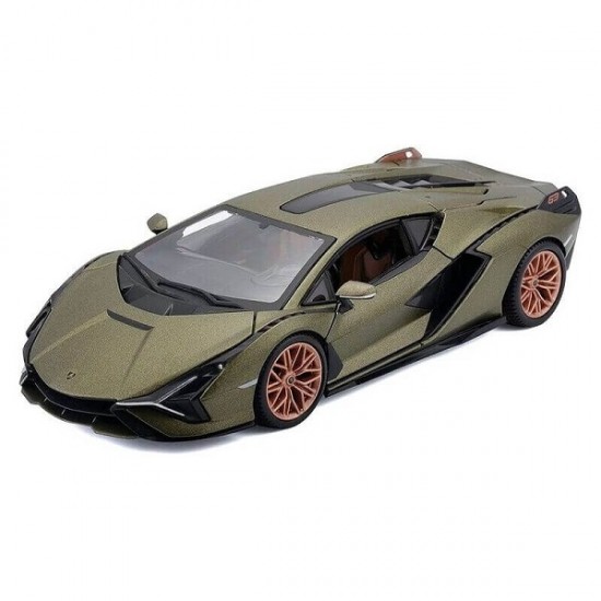 Μεταλλικό Αυτοκίνητο 1:24 Lamborghini Sian FKP37 Green Burago 21099