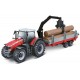 Τρακτέρ+Καρότσα Φορτωτής Massey Ferguson 8740S Burago 31659