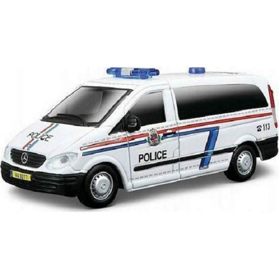 Αστυνομικό Όχημα Emergency Force Mercedes Benz Vito 1/50 Bburago 32009