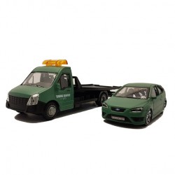 Μεταλλικό Φορτηγό  Street Fire 1:43 Transport Ford Focus ST Bburago 31404