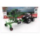 Τρακτέρ+Καρότσα Valtra N174 Tractor With Whirl Rake Burago 31673