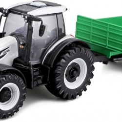 Τρακτέρ+Καρότσα Valtra N174 + Trailer with Friction Burago 31676