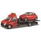 Μεταλλικό φορτηγό Street Fire 1:43 Official Fiat 500 Burago 31402