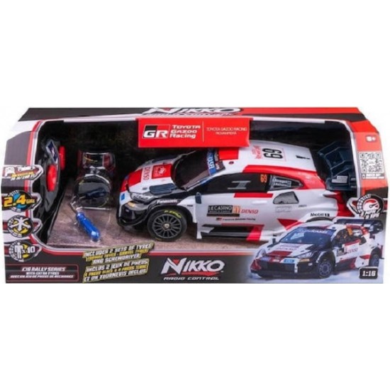 Τηλεκατευθυνόμενο Αυτ/το Toyota WRC Gazoo w Tyres Nikko 10402
