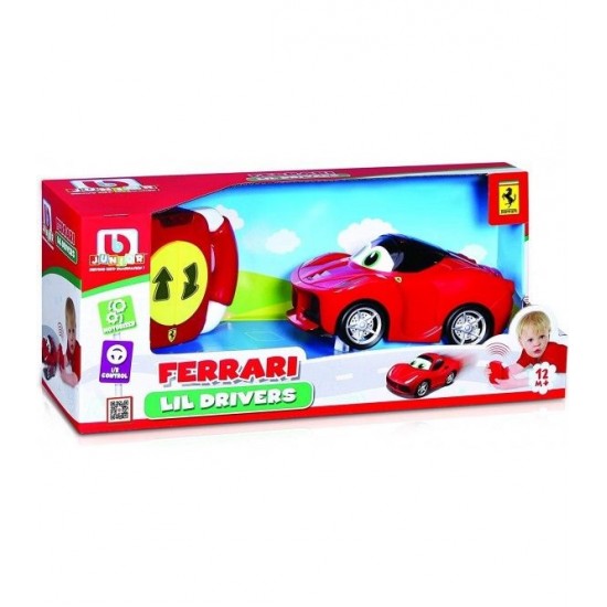 Παιδικό αυτοκινητάκι με τηλεχειριστήριο Lil Drivers Ferrari Burago Junior 82003