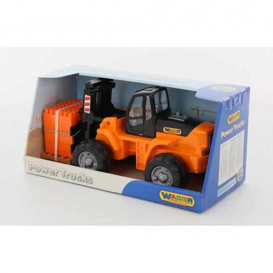 Powertruck fork lift + Construction set supermix-30 on pallet (box) Polesie 4810344036759