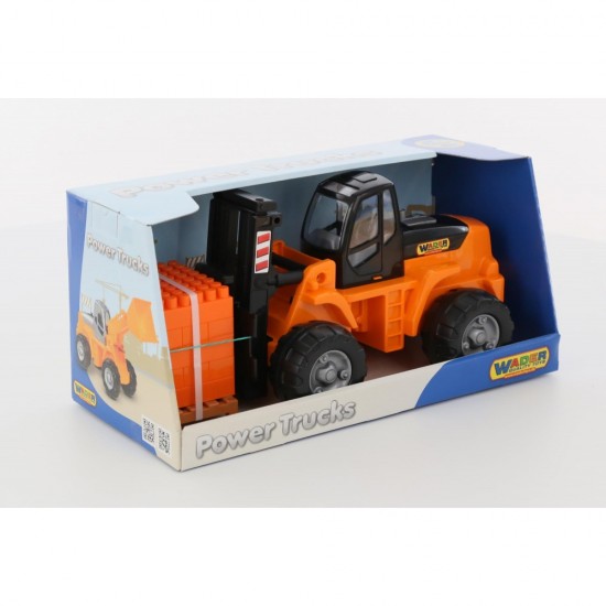 Powertruck fork lift + Construction set supermix-30 on pallet (box) Polesie 4810344036759