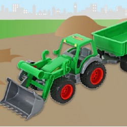 Τρακτέρ με Φορτωτή και 2αξονική Καρότσα Wader 4810344037770