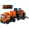 Volvo Power truck trailer truck + Fork lift + Construction set 30pcs on pallet Polesie  4810344036889