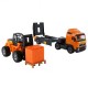 Volvo Power truck trailer truck + Fork lift + Construction set 30pcs on pallet Polesie  4810344036889