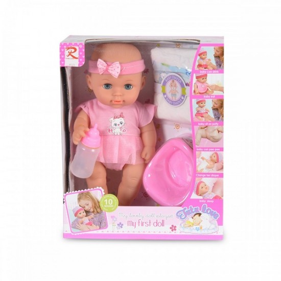 Κούκλα Μωρό 31cm με Πάνα και Γιογιό  Moni 3800146266004