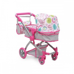 Καρότσι Κούκλας Pink Rose Moni 9651Β 3800146256470