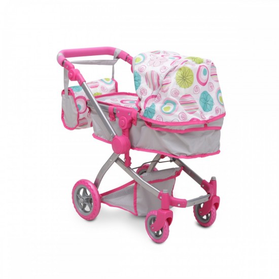 Καρότσι Κούκλας Pink Rose Moni 9651Β 3800146256470