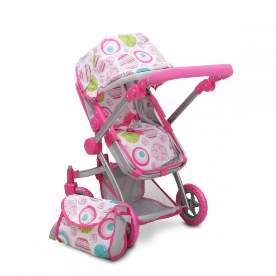 Καρότσι Κούκλας Pink Rose Moni 9651Β 3800146256470