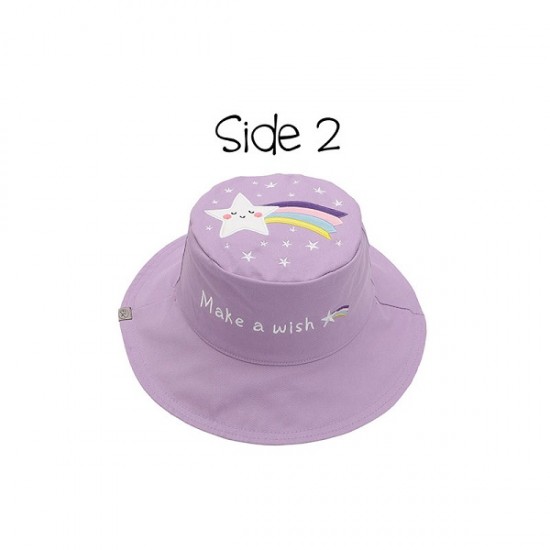 Καπέλο Διπλής Όψης UPF 50+ Unicorn/Star Flapjackkids FJKSH802