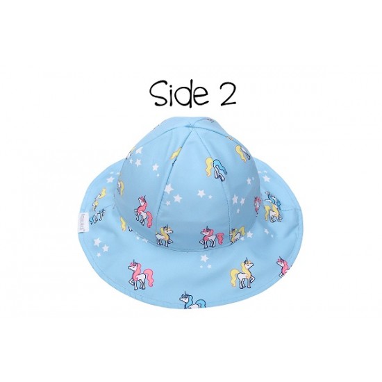 Καπέλο Διπλής Όψης UPF 50+ Rainbow-Unicorn FlapJackKids FJKPG536M
