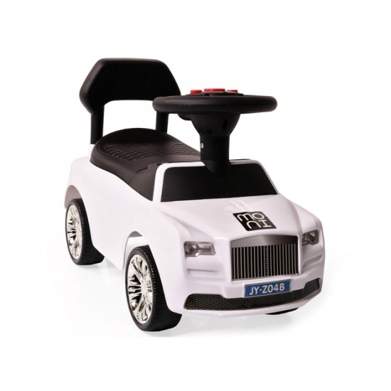 Αυτοκινητάκι-Περπατούρα Baron White Moni toys 3800146242831
