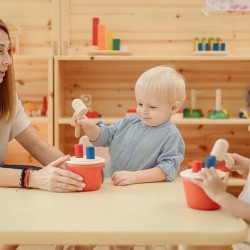 Κουβαδάκι με σφυρί Plan Toys 5913