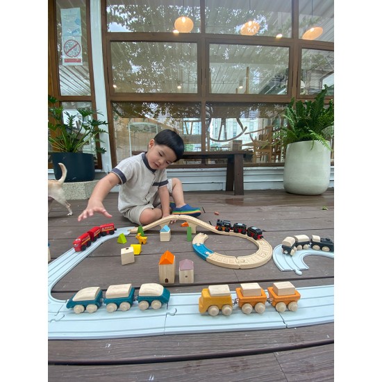 Υβριδικό τρένο Plan Toys 6290