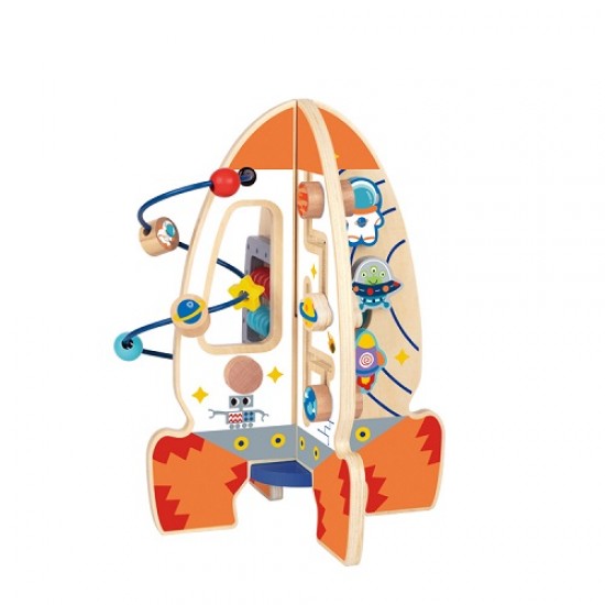 Ξύλινος Πύραυλος Δραστηριοτήτων Tooky Toy 333