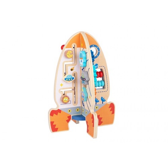 Ξύλινος Πύραυλος Δραστηριοτήτων Tooky Toy 333
