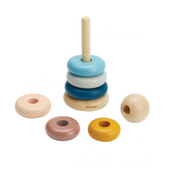 Πυραμίδα κρίκων–orchard Plan Toys 5474
