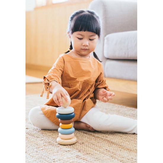 Πυραμίδα κρίκων–orchard Plan Toys 5474