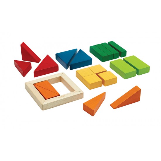 Κλάσματα με τουβλάκια Plan Toys 5467