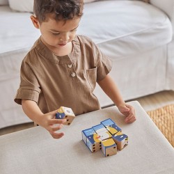 Παζλ με κύβους Plan Toys 4649