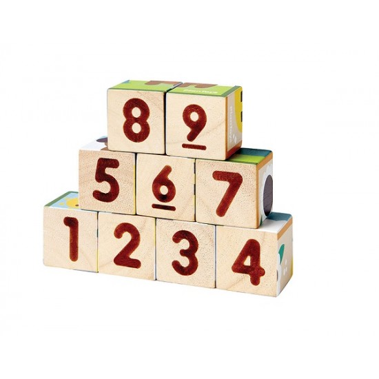 Παζλ με κύβους Plan Toys 4649