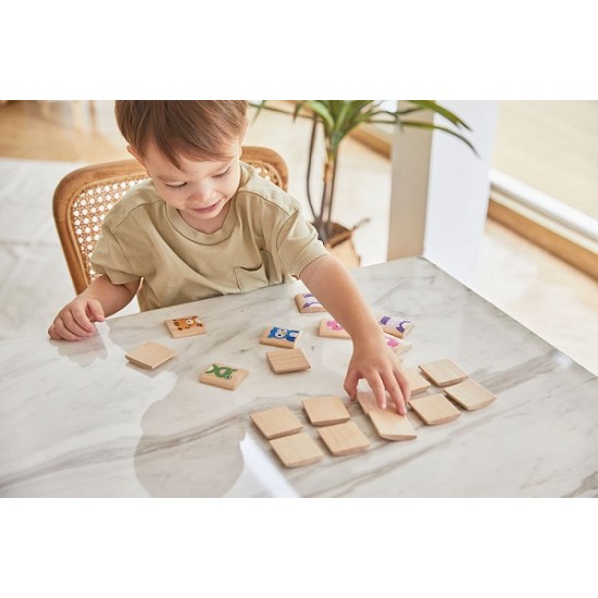 Παιχνίδι μνήμης με ζωάκια Plan Toys 4656