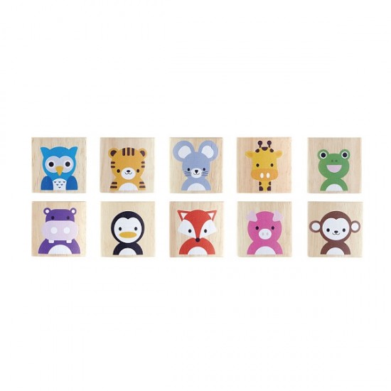 Παιχνίδι μνήμης με ζωάκια Plan Toys 4656