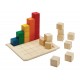 Χρωματιστοί κύβοι για μέτρημα Plan toys 5464