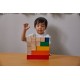 Χρωματιστοί κύβοι για μέτρημα Plan toys 5464