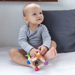 Κύβος με δακτυλίους Plan Toys 5245