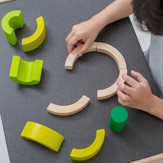 Καμπυλωτά τουβλάκια PlanToys 5382