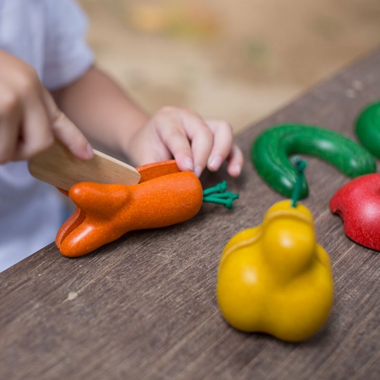 Φρούτα & λαχανικά (με ατελές σχήμα) PlanToys 3495